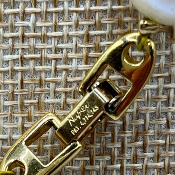 Vintage Napier Pearl Necklace Genuine Pink Rose Quartz, Vintage Napier 24” - Picture 9 of 12